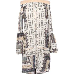 Highness Boho Crochet Detail Dress Size S